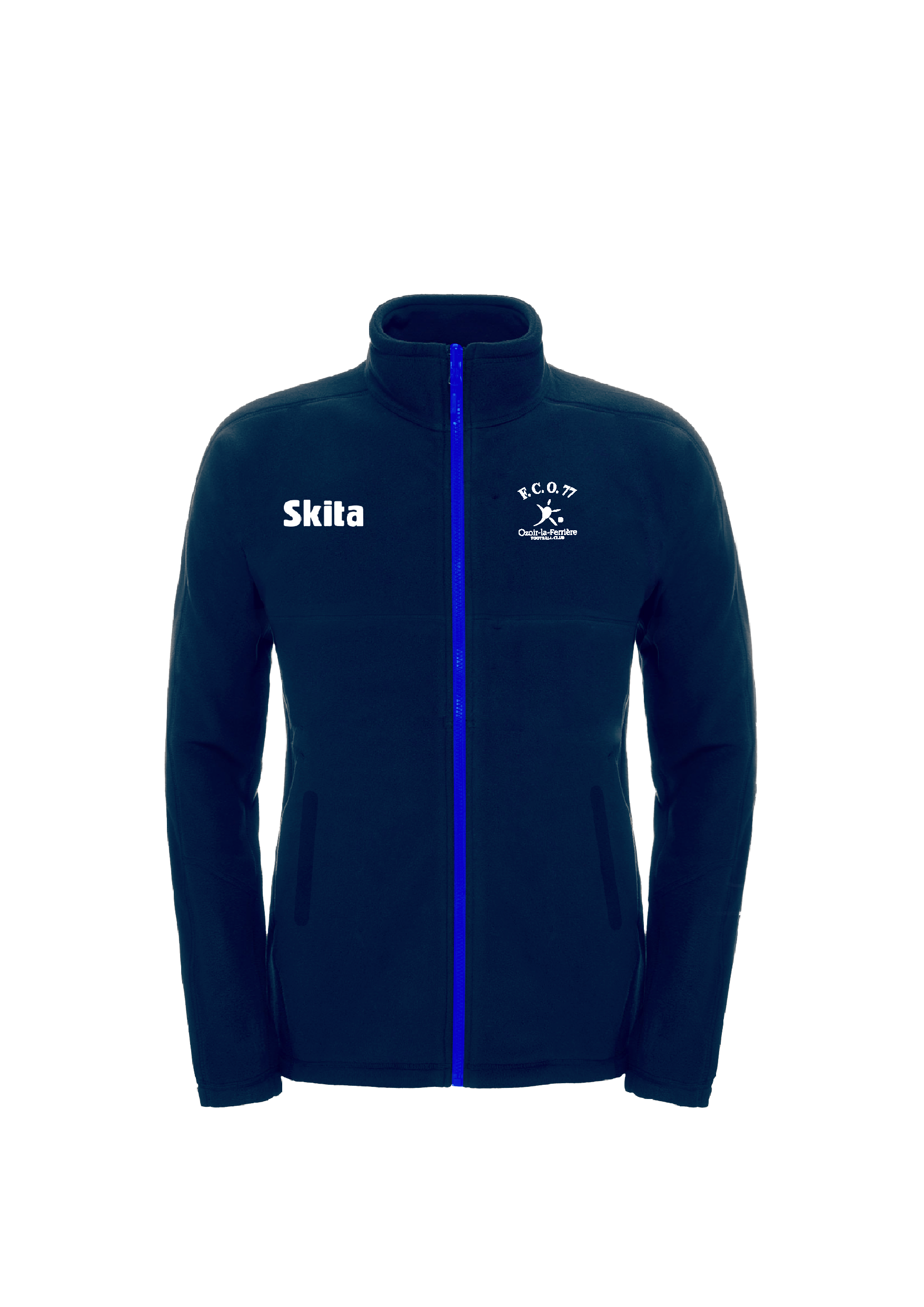 Polaire SKITA bleu nuit/bleu roi (FOOTBALL CLUB OZOIR 77)
